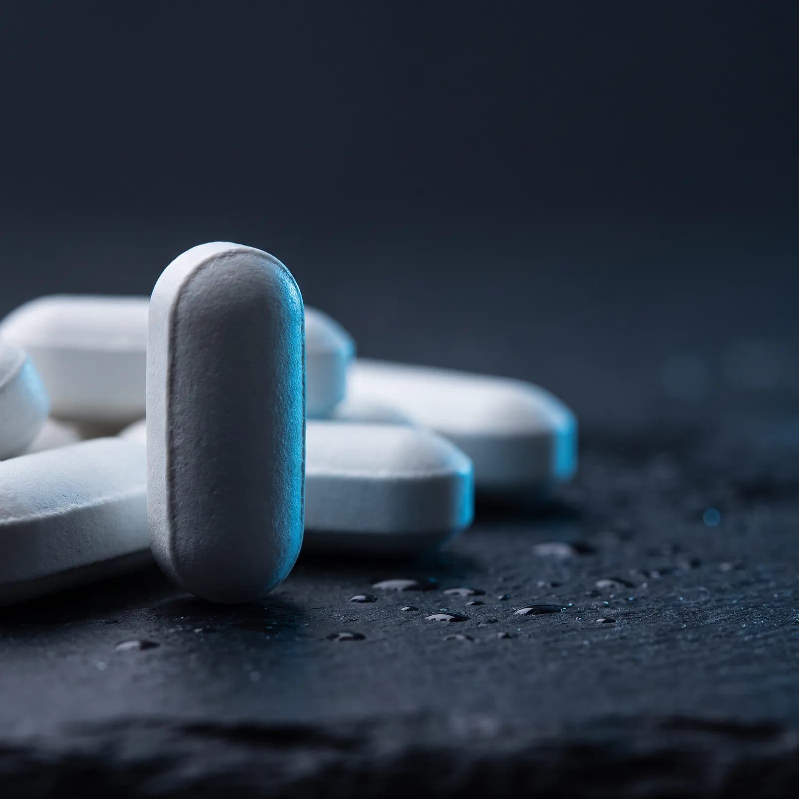 Macro detail of Primeletic MK-677 capsules
